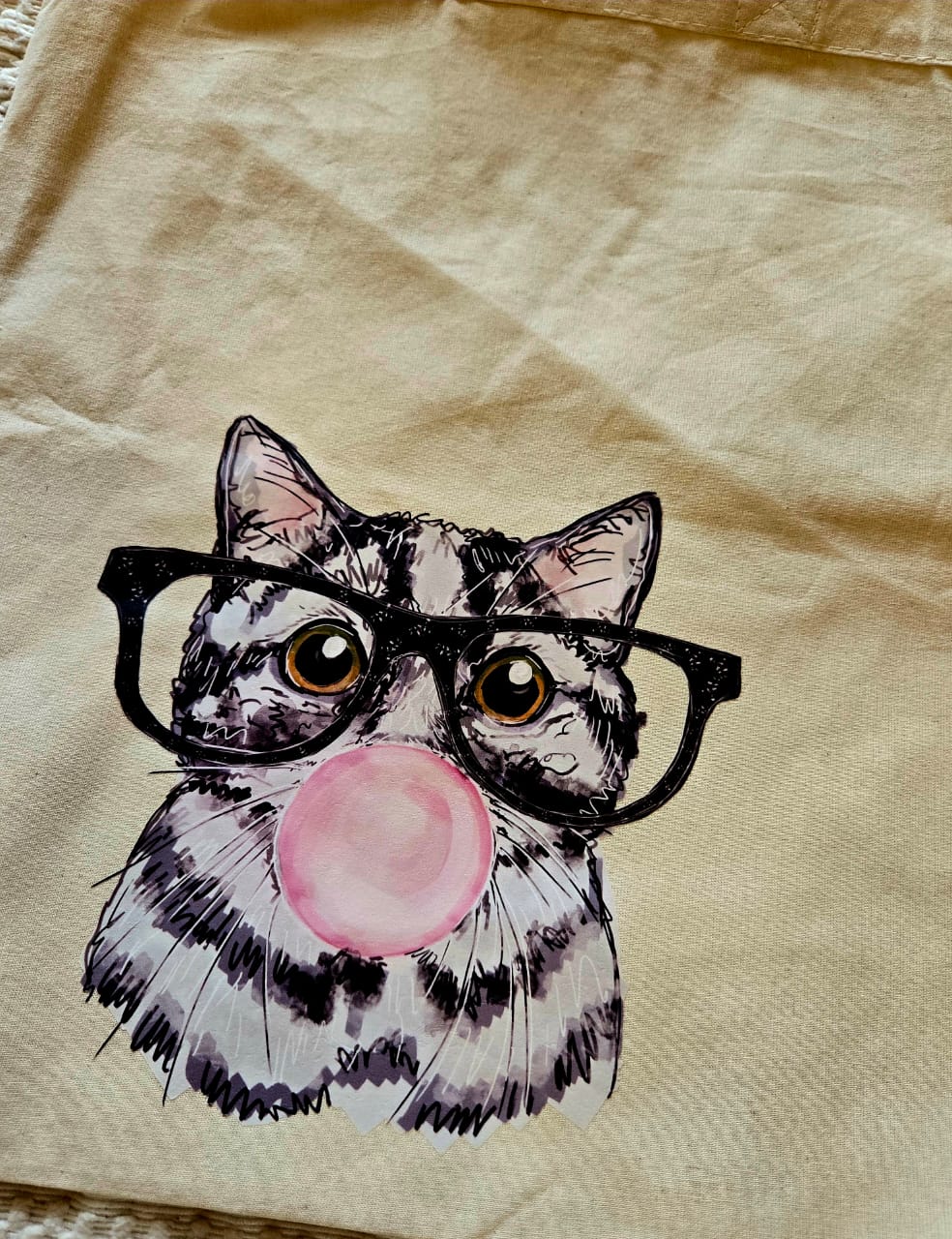 TOTE BAG Cat Chicle Globo