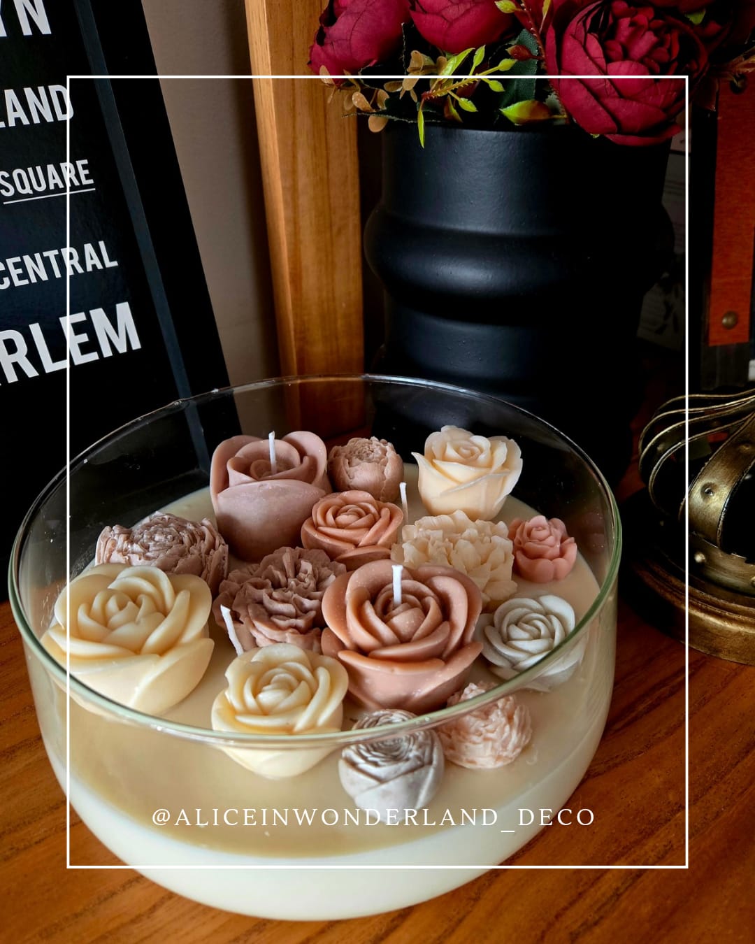 Centro de mesa artesanal (Vela) - Imagen 3