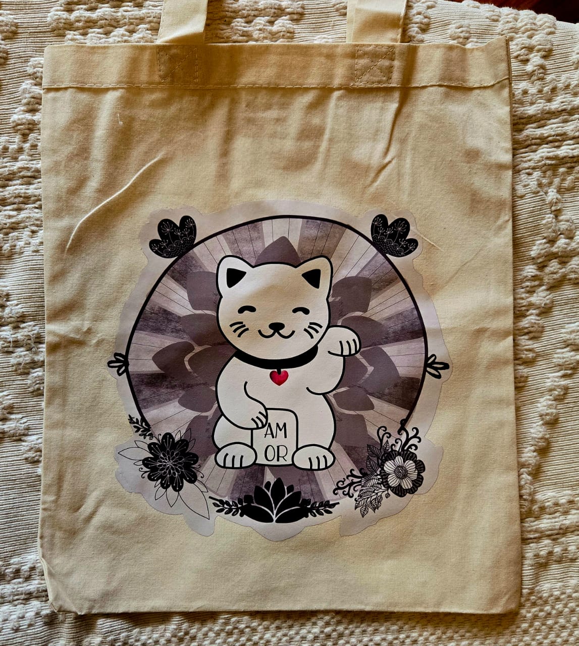 TOTE BAG Gatito B&W
