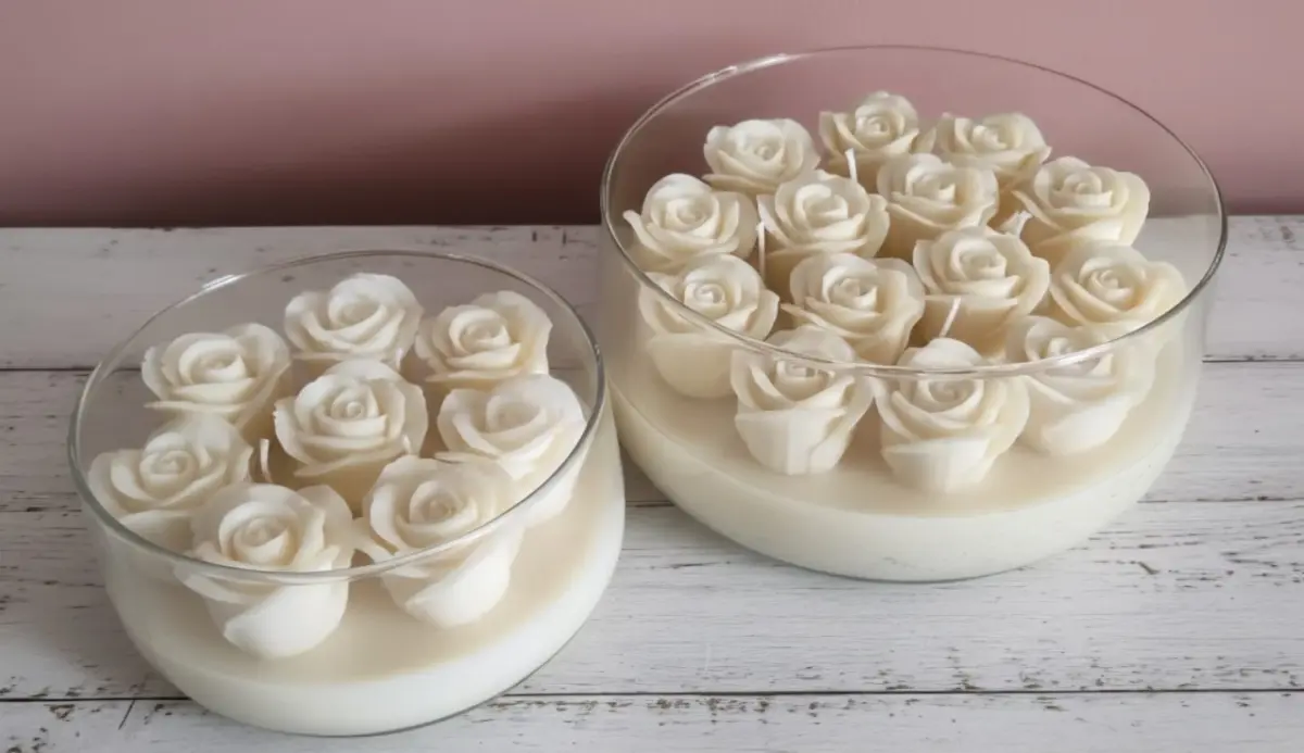 Vela Pamela 16cm Rosas o Tulipanes
