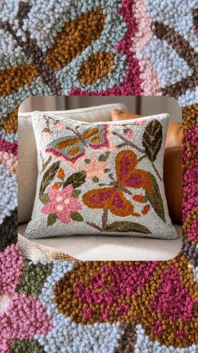 Almohadon Mariposas 40x40