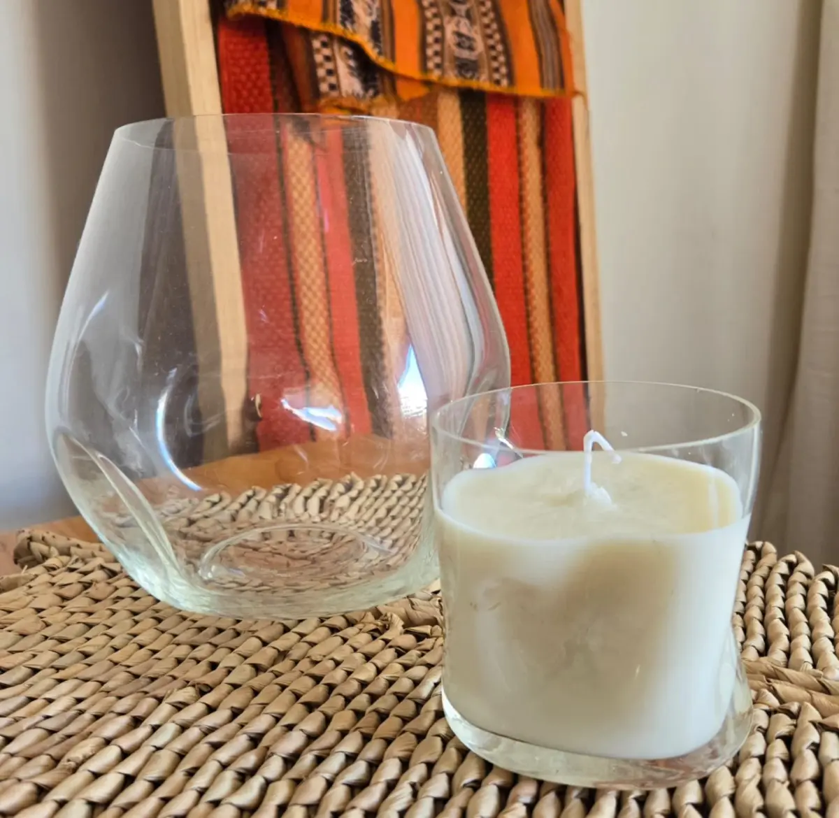 Florero Amorfo + Vela Amorfa