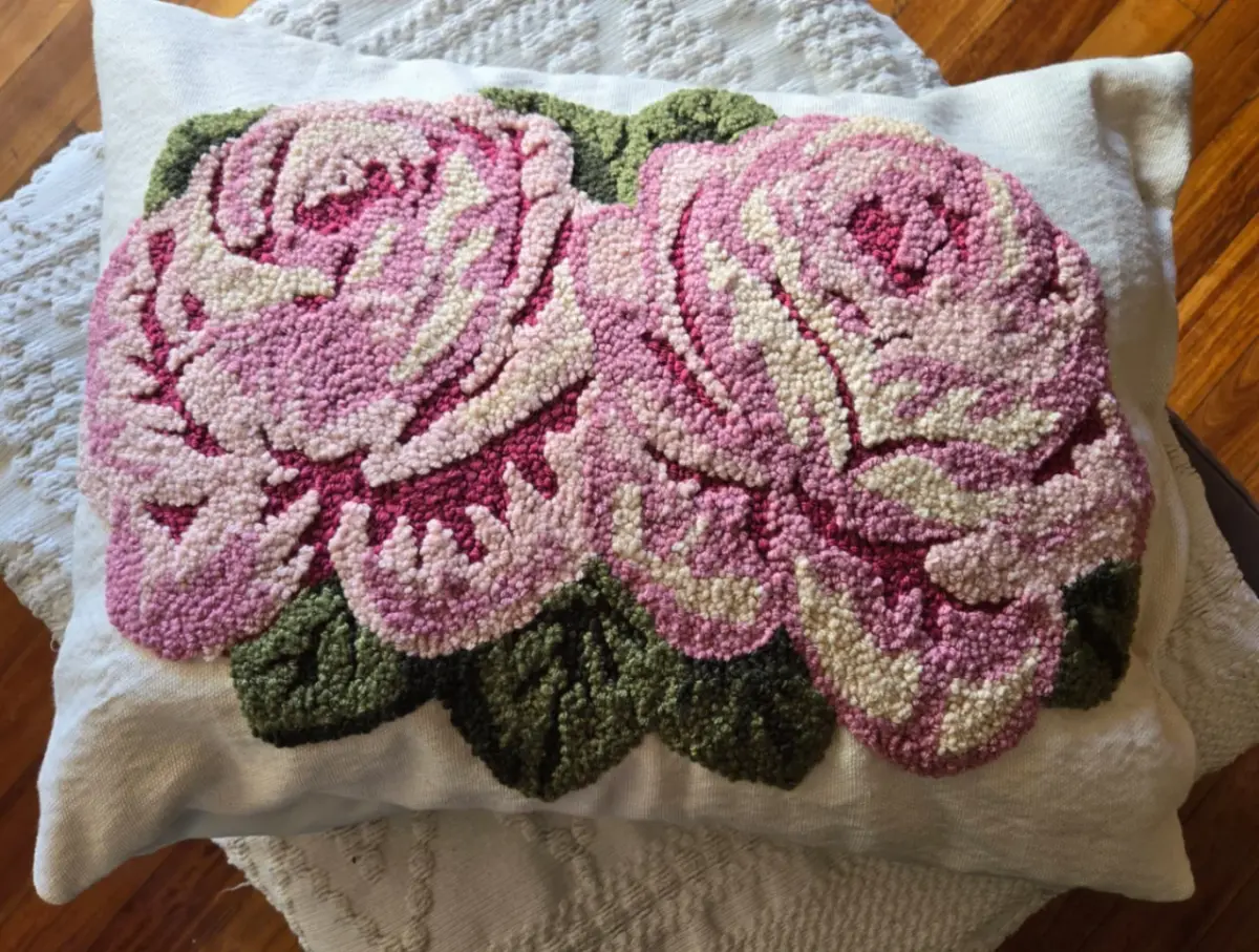 Almohadon Xl Rosas 45x60