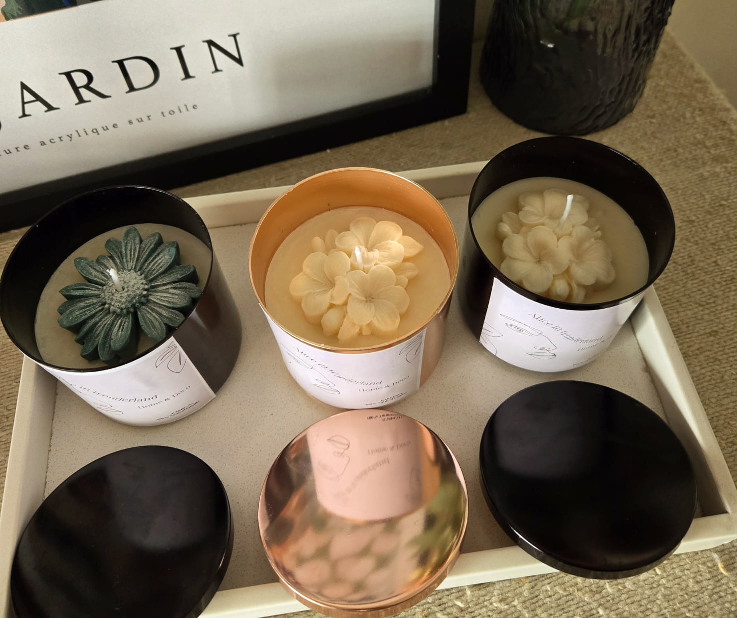 Velas Aromaticas combinadas en Latas - Imagen 1