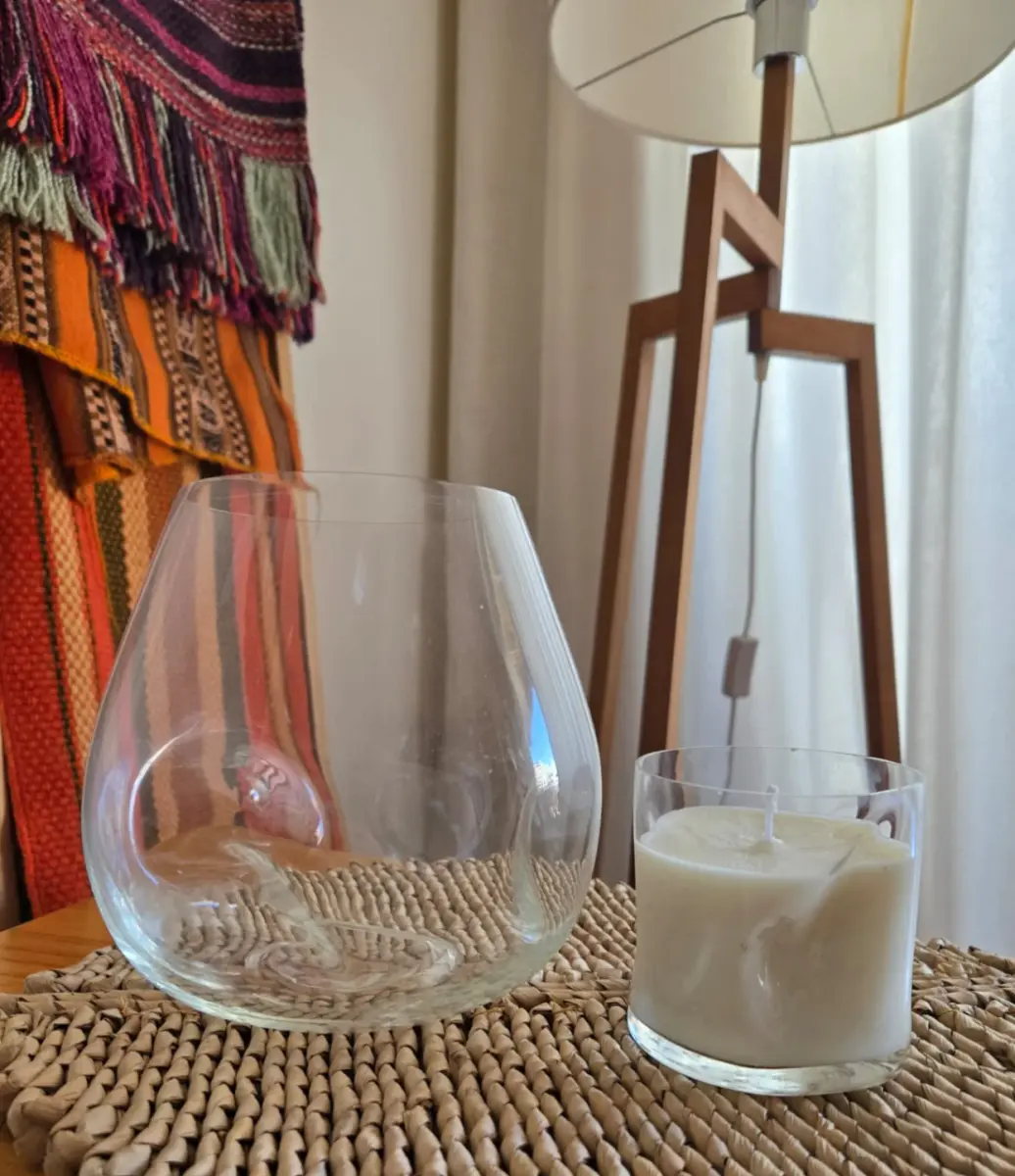 Florero Amorfo + Vela Amorfa