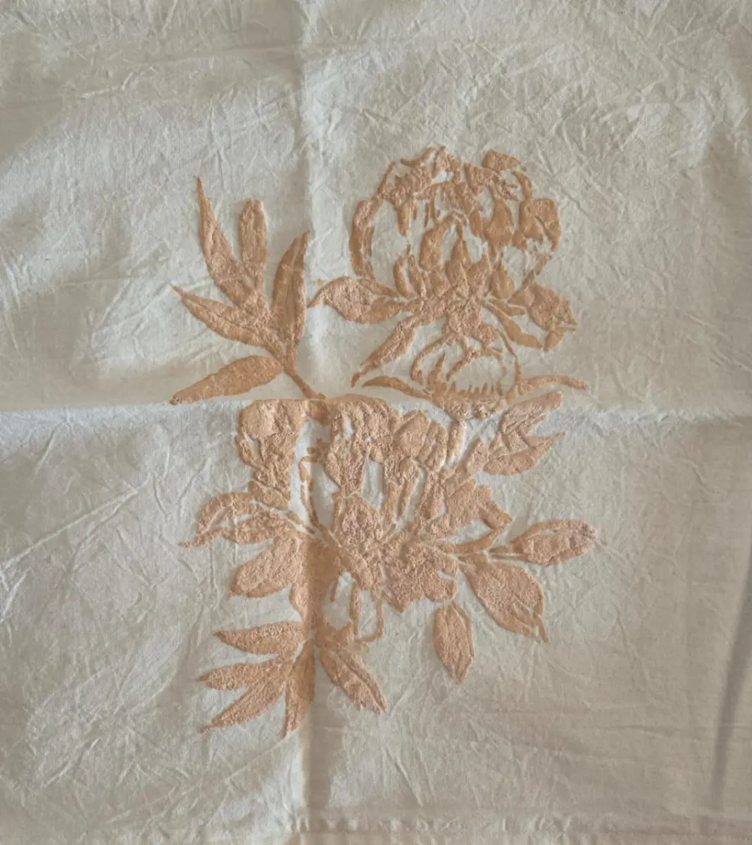 Fundas De Almohadón Tusor 40x40 Pintadas a Mano