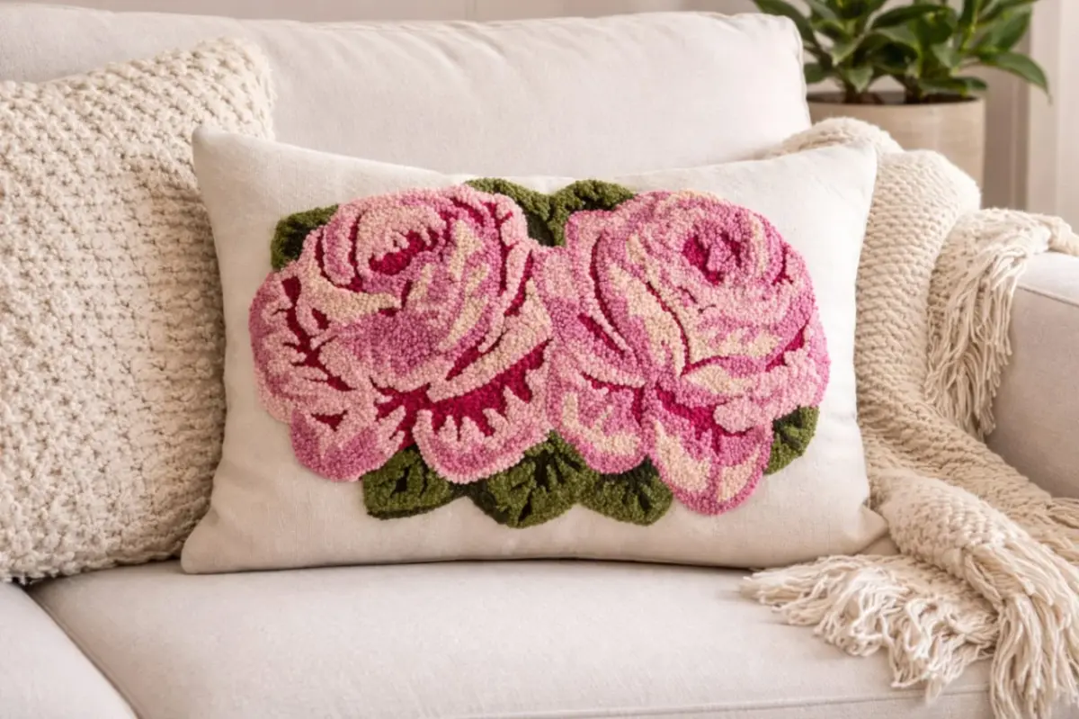 Almohadon Xl Rosas 45x60
