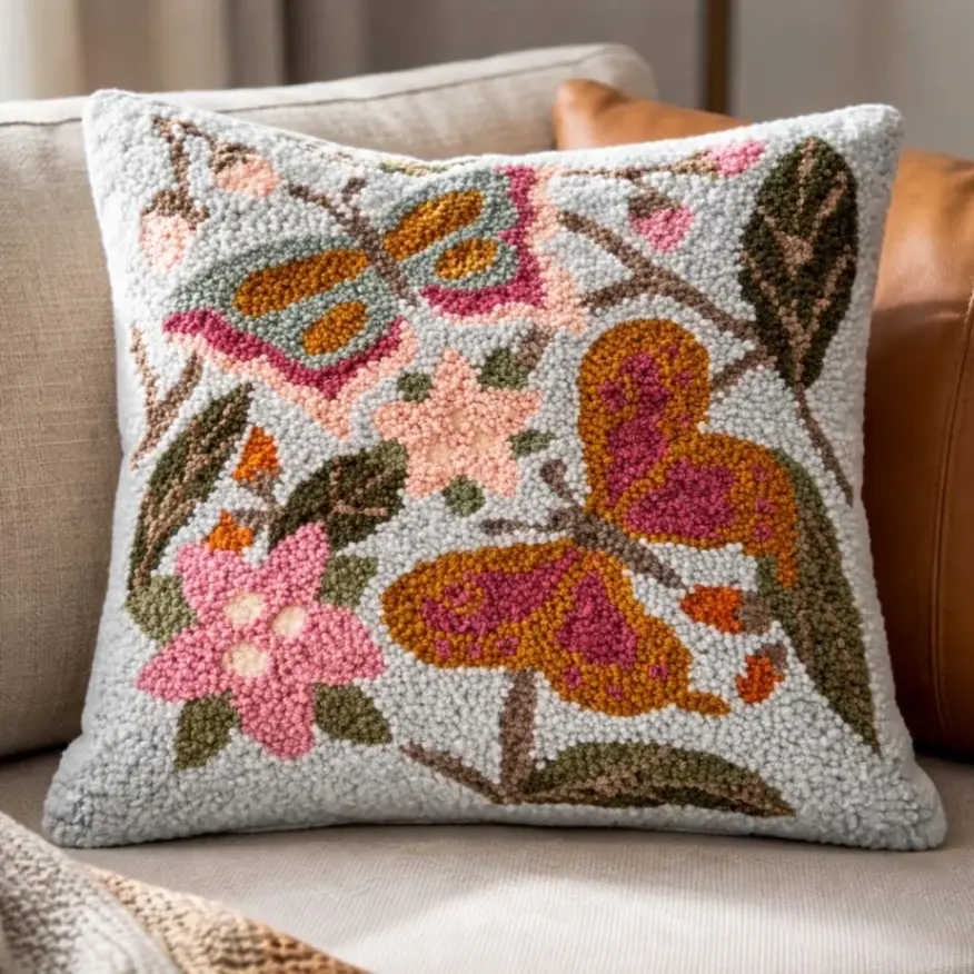 Almohadon Mariposas 40x40